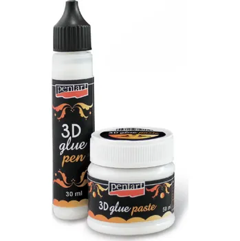 Speciální výtvarná barva Pentart 3D lepící pero 30 ml