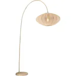 Lucide L037476038 stojací lampa CORINA E27 + STOLNÍ OTOČNÝ VENTILÁTOR BERGEN - NASTAVITELNÝ, BÍLÝ