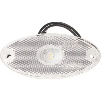 Přívěs k motorovému vozidlu Svítilna přední obrysová LED WAS W64, 12-24V, eliptická