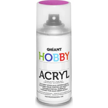 Speciální výtvarná barva Ghiant - Hobby akrylová barva ve spreji - 150 ml - perlově růžová