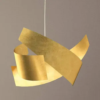 Marchetti Pozlacené závěsné světlo Ella ušlechtilý vzhled zlatá 3 x 46 W - Doprava zdarma