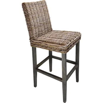 Barová židle Hnědá ratanová barová židle 120 cm – Ego Dekor ID_1524642