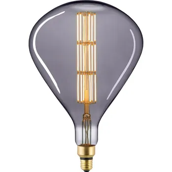 Lampička Sigor LED žárovka Giant Tear E27 8W Filament 922 dim titanium - Doprava zdarma