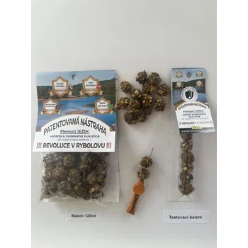 Boilies Patented Baits plovoucí Ježek vařená a nasekaná kukuřice Velikost: balení 125 ml