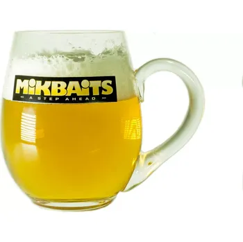 Sklenice Propagační předměty - Skleněný půllitr Mikbaits (ruční výroba)