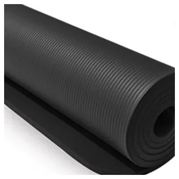 podložka na cvičení NBR Jóga mat - L Černá