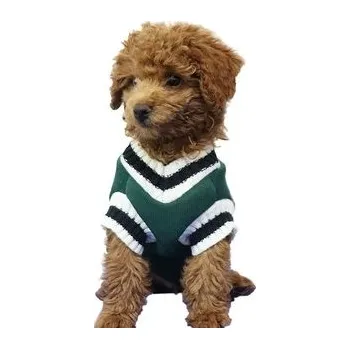Obleček pro psa Svetr pletený pro psa Unreal B Zelená 4XL