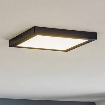 Lampička Paulmann Abia LED panel 30x30 cm 2700K černá černá, bílá LED celkem 22 W - Doprava zdarma