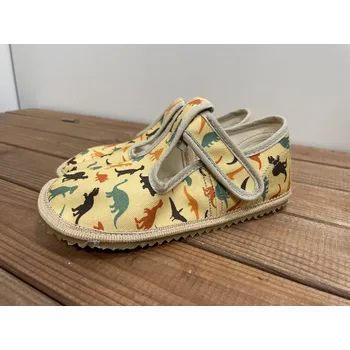 Dívčí bačkory Beda barefoot Bačkůrky - Dinosaurs, Boty Beda Velikost: 31