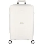 Cestovní plastový kufr bílý - Ormi Maroon L bílá