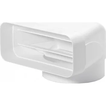 Domácí spotřebič FABER F-UR 150 - přechodové koleno vertikální 90° čtyřhran - kruh s vodícími lamelami