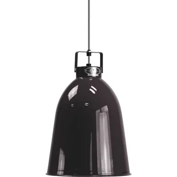 Jieldé Clément C240 závěsné černá lesklá Ø24cm - délka kabelu 150 cm, Ø baldachýn 8 cm lesklá černá 1 x 75 W - Doprava zdarma