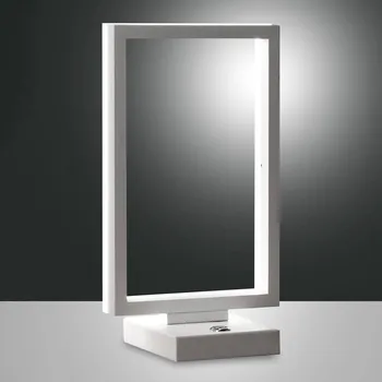 Lampička Fabas Luce LED stolní lampa Bard, stmívatelná, v bílé barvě bílá LED celkem 15 W - Doprava zdarma