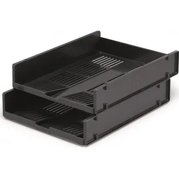 Archivační box Odkladač "Optimo", černá, plastový, A4, DURABLE 1700784058