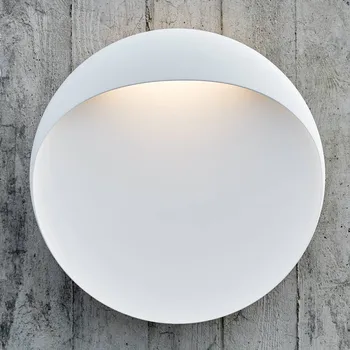 Venkovní osvětlení Nástěnné LED svítidlo Louis Poulsen Flindt, bílé, 3 000 K, Ø 30 cm bílá 1 x 16 W LED - Doprava zdarma