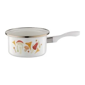 Hrnec RENDLÍK SMALTOVANÝ GRZYBKI 16CM 1,15L