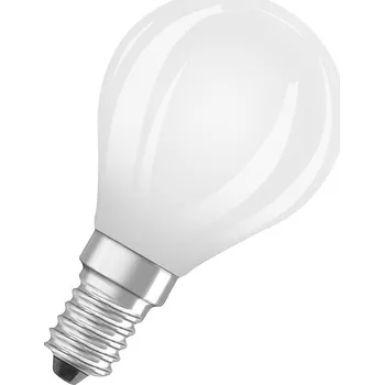 Lampička OSRAM LED žárovka kapka E14 5,5W 827 stmívací mat