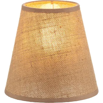 Lampička Duolla Stínidlo Cone AB, Ø 15 cm, světle hnědá - stínidlo - Ø (horní) 9 cm, Ø (dolní) 15 cm