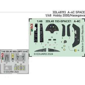 Plastikový model Eduard 1/48 A-4C SPACE (HOBBY 2000 / HASEGAWA)