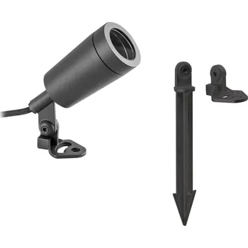 EVN Zahradní bodec L651523Zemní kolík nerezová ocel antracitová - Ø bodovka 5,6 cm; délka zemnícího kolíku 19,5 cm; délka připojovacího kabelu 170 cm 1 x 6 W LED - Doprava zdarma