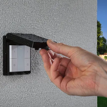 Lampička Venkovní nástěnný vypínač Paulmann On/Off/Dimm, ZigBee černá, bílá - Doprava zdarma