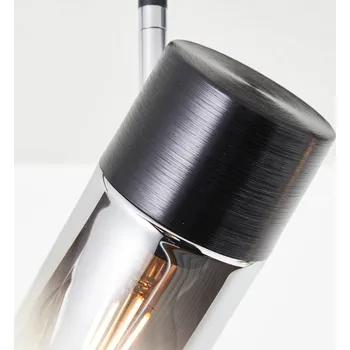 Lampička Brilliant Stropní bodovka Alia, dva zdroje, černá/kouřová - výška hlavy svítilny 17,5 cm černá, kouřově šedá 2 x 40 W - Doprava zdarma