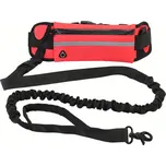 Berry set vodítko na běhání s amortizérem červený