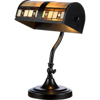 Lampička Artistar Stolní lampa KT4613 ve stylu Tiffany hnědá, jantarová, béžová 1 x 60 W - Doprava zdarma