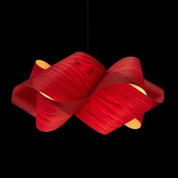 LZF LamPS LZF Swirl závěsné, černý kabel Ø 54 cm červená 1 x 12 W LED - Doprava zdarma