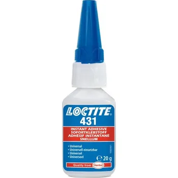 Průmyslové lepidlo Vteřinové lepidlo, vhodné na kyselé povrchy, 20 g - Loctite 431