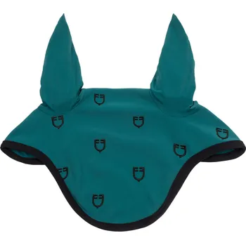 Čabraka pro koně EQUESTRO Čabraka Black Line Multilogo Equestro, petrol/black PONY