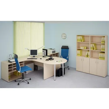 Psací stůl Kancelářský nábytek sestava Impress 4, javor