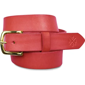 Opasek Eggo Goldfrank kožený opasek Červená