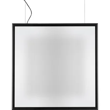 Artemide Discovery Square APP černá CCT - délka baldachýnu 40 cm nikl, bílá LED 44 W celkem - Doprava zdarma