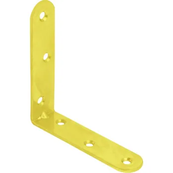 Tesařské kování MARK KYRC Úhelník stoličkový s prolisem 80x80x20x2 mm