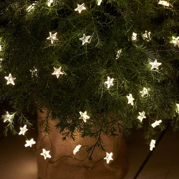 Lampička Sirius LED pohádková světla Trille, 40 světel, zelený kabel - Přívodní vedení 30 cm; celková délka 420 cm zelená, čirá 40 x LED