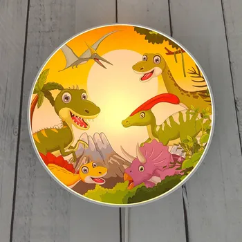 Lampička Niermann Standby Nástěnné světlo Dinosauři se zástrčkou - kabel 180 cm pestrá 1 x 25 W - Doprava zdarma