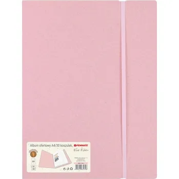 Archivační box Katalogová kniha A4 30l, Eco File, růžová
