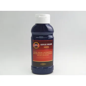 Vodová barva KOH-I-NOOR Akrylová barva 1627/0440 modř pařížská 500ml