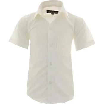 Chlapecké tričko Chlapecká košile s krátkým rukávem Bílá 146-152