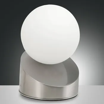 Lampička Fabas Luce LED stolní lampa Gravity, nikl nikl, bílá 1 x 5 W LED - Doprava zdarma