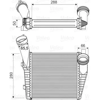 Chladič motoru Chladič turba VALEO 818814