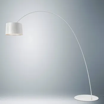 Lampička Foscarini Twiggy LED stojací lampa bílá - Stínidlo na lampu – výška 29 cm, Ø 46 cm; délka přívodního kabelu 330 cm LED 28 W celkem - Doprava zdarma