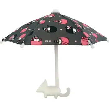 Mini držák na mobil s deštníkem pro iPhone a Android | stylová ochrana telefonu proti vodě - C