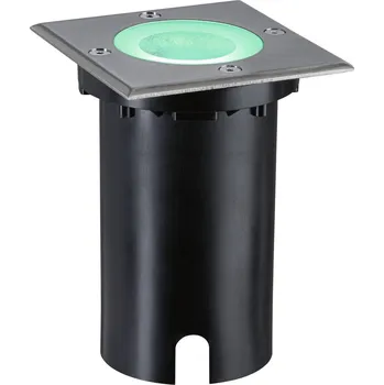 Lampička Paulmann LED zapuštěné podlahové svítidlo Podlahové, hranaté, RGBW, zigbee kartáčovaná litina 1 x 9 W LED - Doprava zdarma