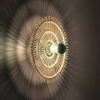 Lampička Viokef Nástěnné světlo Leta světlé dřevo, bílá 1 x 70 W - Doprava zdarma