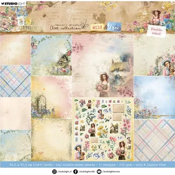 Studio Light Scrapbookový blok Studio Light "Wild & Free", 30,5x30,5 cm, 12 l.