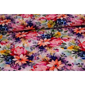 Len - Akvarelové květy