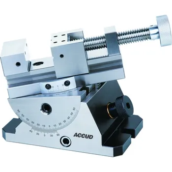 Svěrák ACCUD 656-080-01 přesný měřičský úhlově stavitelný svěrák 0-80mm 656-080-01