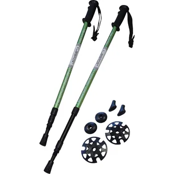 Trekingová hůl KUBIsport 05-LTH130PK-ZE zelené 65-135 cm